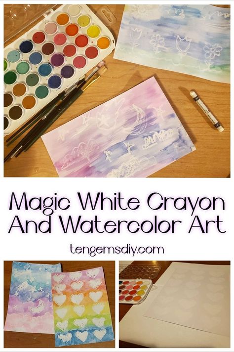 Crayon And Watercolor Art, White Crayon And Watercolor, Pool Noodle Halloween Candles, Pool Noodle Halloween, Crayon Painting, Lesson Plans For Toddlers, Beaded Star, Crayon Drawings, Star Ornaments