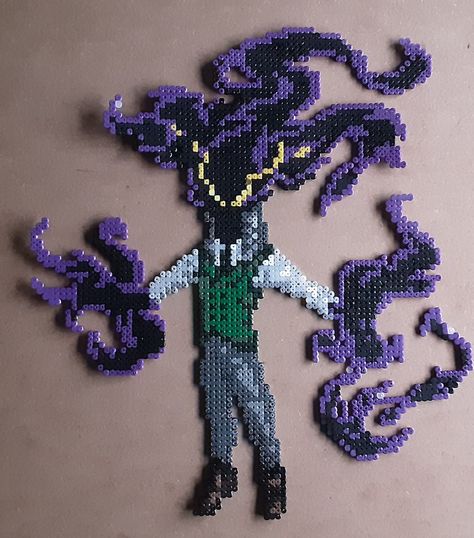 Original design by Wanderingstreet on DeviantArt. Mha Perler Bead Patterns, Mha Perler Beads, Mha Clothes, Anime Perler, Crafty Hobbies, Piskel Art, Easy Perler Beads Ideas, Graph Crochet, Perler Bead Templates