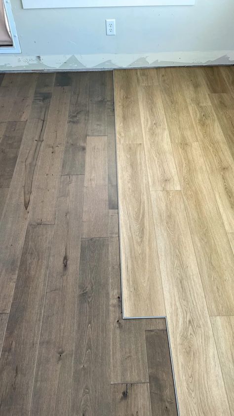 How to install luxury vinyl over existing floors or subfloors, when you need to remove your flooring first. DIY tutorial. Installing Lvp Over Hardwood, Floating Vinyl Flooring, Diy Floors, Luxury Vinyl Floors, Vinyl Floors, Lvp Flooring, Floating Floor, Luxury Flooring, Engineered Flooring