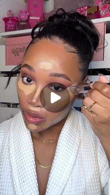 Tammi Clarke💋 on Instagram: "I always forget how much I love a full face of concealer! My skin looked flawless the day I filmed this😍🙌🏾 Do you use foundation?? Products: @hourglasscosmetics concealer ‘Dune’ @juviasplace concealer 10 @hnbcosmetics concealer 6W" Natural Makeup Using Concealer, How To Do Concealer, How To Put On Concealer, Concealer Makeup Look, How To Use Concealer, Concealer Only Makeup Look, Concealer Tips How To Apply, Where To Apply Concealer, Concealer Placement