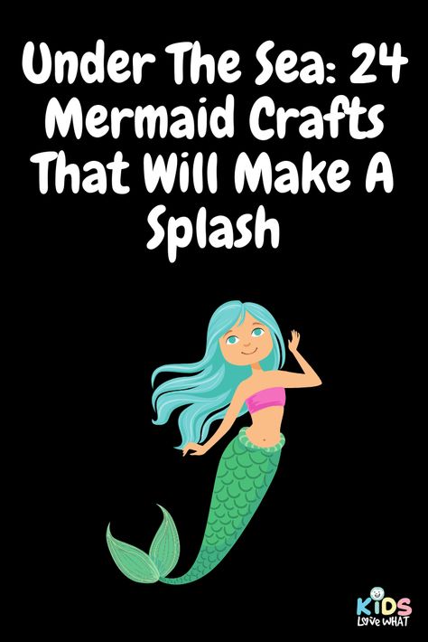 Under The Sea: 24 Mermaid Crafts That Will Make A Splash - Kids Love WHAT Mermaid Dolls Diy How To Make, Mermaid Crafts For Kids, Mermaid Tutorial, Mermaid Slime, Fantastical Creatures, Mermaid Images, Mermaid Crafts, Mermaid Diy, Craft Images