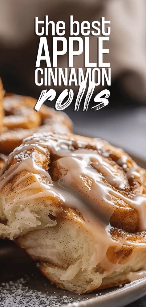 Apple Cinnamon Rolls [150 Minutes] – Chasety Pioneer Woman Cinnamon Rolls, Cinnamon Rolls With Cream Cheese, Cinnamon Rolls With Cream, Cinnamon Roll Recipe Homemade, Apple Cinnamon Rolls, Best Cinnamon Rolls, Baked Rolls, Cinnamon Recipes, Cinnamon Rolls Homemade