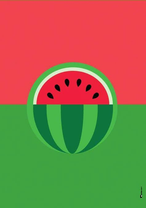 Watermelon Art Print, Watermelon Wallpaper, Fruit Poster, Fruit Art Print, Watermelon Art, Art Fruit, Minimalist Illustration, Fruit Shop, Watermelon Print