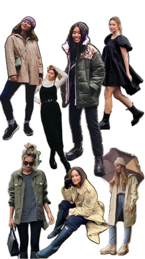 Outfit ideas for those rainy and gloomy days Rainy Day Outfit Ideas, Day Outfit Ideas, Outfit Collage, Gloomy Day, Rainy Day Outfit, Day Outfit, Rainy Day, Outfit Of The Day, Outfit Ideas