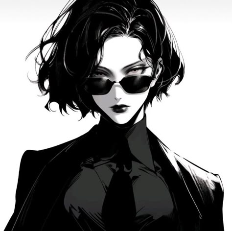 Ai anime girl pfp Jane Everlasting, Crow Movie, Edgy Girls, Anime Monochrome, Badass Women, Anime Pfp, Girls Rock, Dark Anime, Homestuck