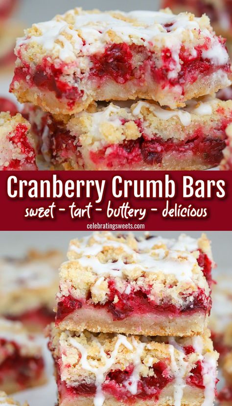 Cranberry Jubilee Recipe, Cranberry Streusel Bars, Cranberry Crunch Bars, Cranberry Deserts Recipes, Cranberry Bars Recipe Easy, Recipes With Cranberry Jelly, Cranberry Cream Cheese Bars, Cranberry Cobbler Recipes, Desserts With Fresh Cranberries