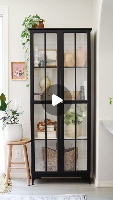 Part II of our most asked questions about our IKEA Billy bookcase makeover is all about adding trim to the Oxberg doors in order to achieve… | Instagram Oxberg Billy Hack, Ikea Billy Oxberg Hack, Billy Bookcase Black, Billy Oxberg Bookcase Hack, Ikea Billy Bookcase Ideas, Ikea Billy Oxberg, Billy Bookcase With Doors, Billy Oxberg Bookcase, Billy Hack