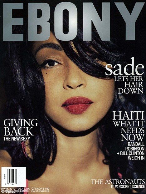 Sade displays her youthful looks as she dresses down after her glamorous magazine cover hits the shelves | Daily Mail Online Ebony Magazine Cover, Sade Adu, Jet Magazine, Ebony Magazine, Black Magazine, Photo Star, Bloc Party, Quiet Storm, Marvin Gaye