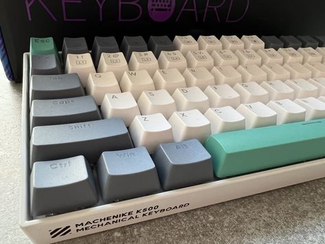 The Machenike K500 mechanical keyboard has proven to be a delightful surprise, offering an excellent balance of design, functionality, and affordability. Here’s my detailed review of this compact 90% layout keyboard. Design and Build Quality (4.5/5): The K500 has a clean and minimalistic design with a white color scheme, teal and gray accents, and a ... <a title="Machenike K500 Mechanical TKL Keyboard Review" class="read-more" href="https://www.hlplanet.com/machenike-k500-mechanical-tkl... Tkl Keyboard, Keyboard Design, Teal And Gray, Teal And Grey, Minimalistic Design, Mechanical Keyboard, A A, Color Scheme, White Color