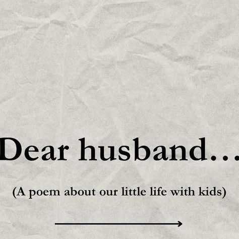 Emma Heaphy on Instagram: "A new poem - to my husband ❤️
@wordsof_emmaheaphy 

#motherhood #parenthood #parentlife #marriedwithkids #dearhusband #honestparenthood #poetry" Alzheimers Quotes, Parenthood Quotes, Parent Life, To My Husband, Parenting Quotes, Alzheimers, My Husband, Instagram A, Poetry