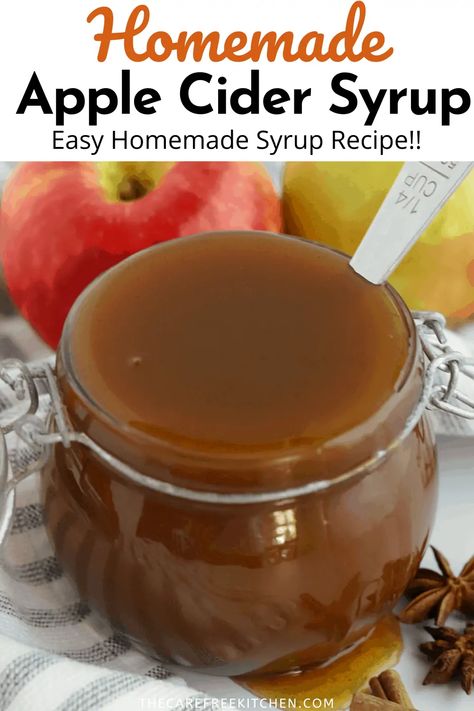 Apple Spice Syrup Taste Of Home, Apple Spice Coffee Syrup, Crab Apple Syrup Recipe, Vanilla Butter Syrup, Apple Cider Coffee Syrup, Apple Syrup For Coffee, Apple Crisp Syrup, Apple Simple Syrup, Cider Syrup Recipe