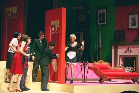 Clue Set Design Heathers Set Design, Clue Stage Set Design, Clue Play, Clue The Play Set Design, 50s Set Design, Clue Set Design, Clue Play Set Design, Clue The Musical Set Design, Clue On Stage