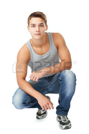 Squatting Pose Reference, Man Squatting, Squatting Pose, Black Undershirt, Drawing Poses Male, Gesture Drawing Poses, Instagram Pose Ideas, Male Pose Reference, Man In Black