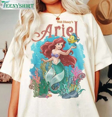 Disney Gift Ideas, Disney Gifts For Adults, Mermaid Beautiful, Little Mermaid Shirt, Disney Day, Disney Gift, Ariel The Little Mermaid, Really Cute Outfits, Disney Gifts