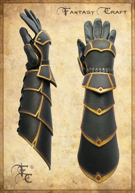 Armadura Cosplay, Fantasy Craft, Foam Armor, Costume Armour, Armor Clothing, Leather Bracers, Larp Armor, Hand Protection, Cosplay Armor