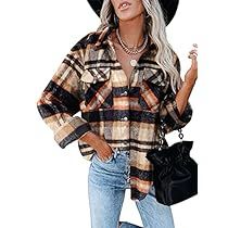 Plaid Winter Jacket, Plaid Jacket Women, Checkered Jacket, Spring Blouses, Fall Blouse, Winter Plaid, Plaid Coat, Oversized Blouse, Plaid Blouse