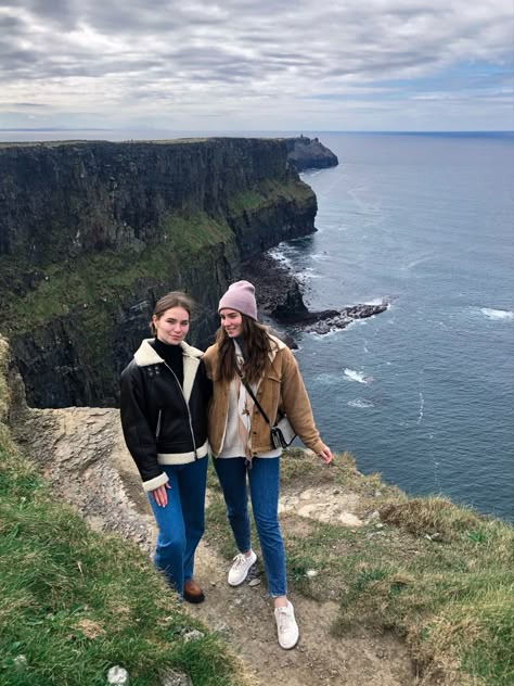 #ireland #sisters #cliffsofmoher #cliffs #wallpaper @TourismIreland