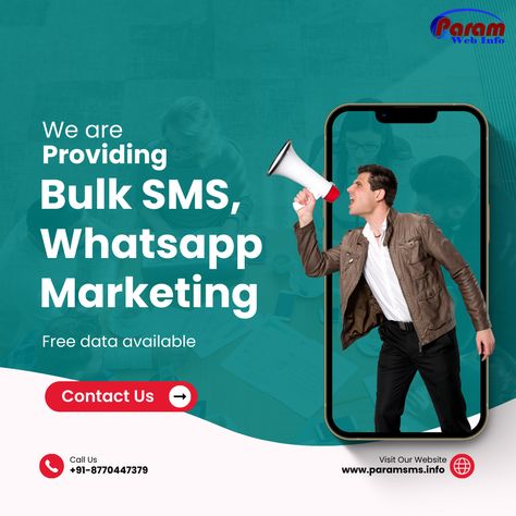 We are offering Bulk SMS and Whatsapp Marketing for your business to create awareness & promote products or services. - - #whatsappbusiness #whatsappmarketing #bulksms #digitalmarketingagency #digitalmarketingtips #digitalmarketingexpert #paramwebinfo #paramsir #raipur #bhilai #durg #chhattisgarh #whatsapp #sms #marketing #marketingcontent Whatsapp Marketing Creative Ads, Outbound Marketing, Haikyuu Bokuto, Whatsapp Marketing, Photoshop Tutorial Photo Editing, Student Life Hacks, Laptop Acer, Sms Marketing, Voice Call