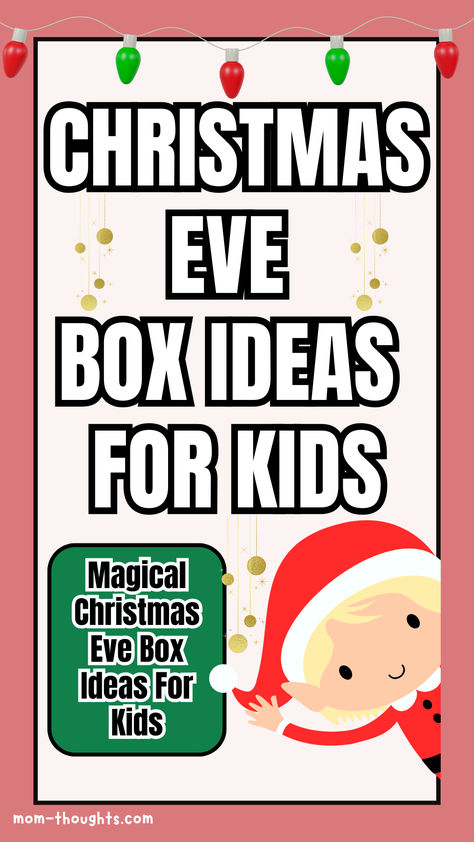 Christmas eve box ideas kids Cricut Christmas Eve Box Ideas, Christmas Eve Box Svg Free, Christmas Eve Bags For Kids, Fun Christmas Traditions For Kids, Diy Christmas Eve Box For Kids, Christmas Eve Gifts For Kids, Christmas Eve Box Ideas For Toddlers, Christmas Gift Box Ideas For Kids, Santa Gift Ideas For Kids