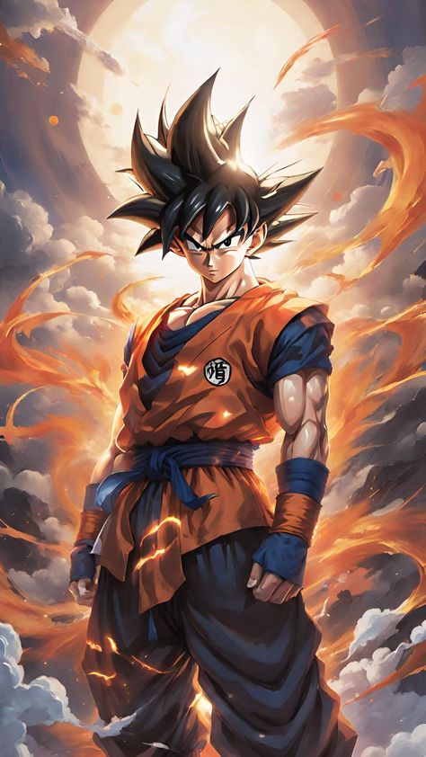 Goku 3d Wallpaper, Dragon Ball Super Art Goku, Son Goku Wallpapers, Goku Wallpaper Hd, Goku Characters, Sonu Sharma, Tekken 2, Goku Pics, Peaceful Music