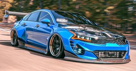 Kia K5 Gt Line Modified, Kia Optima Modified, Kia K5 Modified, K5 Kia, Modded Cars, Kia Optima K5, Car Jdm, Dodge Hellcat, Car Builds