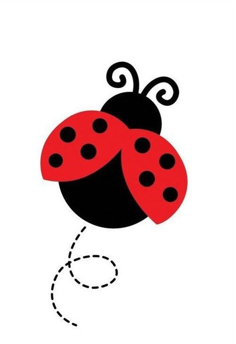 Ladybug Drawing Simple, Lady Bird Drawing, Cute Ladybug Drawing, Ladybug Drawings, Ladybug Cartoon Drawing, Ladybug Doodle, Ladybug Silhouette, Ladybug Images, Cute Ladybug Drawing Insects