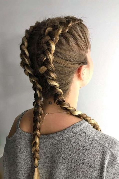 Underhand Braid, Dutch Braid Hairstyles, Boho Braids, Dutch Braid, Goddess Braids, Braids For Long Hair, French Braid, Trendy Hairstyles, Braid Styles