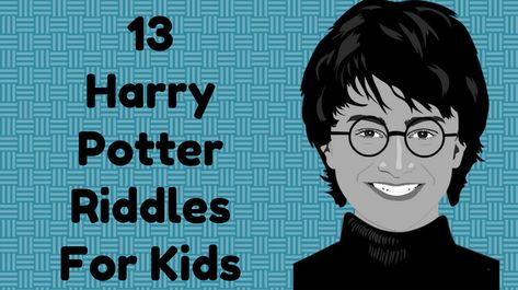 Here are many riddles for kids all about the Harry Potter series for kids - perfect for using with our other book riddles. Riddles Harry Potter, Harry Potter Riddles And Answers, Harry Potter Library, Harry Potter Riddles, Harry Potter Activities, Fun Riddles With Answers, Rhyming Riddles, Grandma Camp, Harry Potter Day