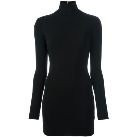 Dsquared2 turtle neck mini dress (3.440 RON) ❤ liked on Polyvore featuring dresses, black, long-sleeve turtleneck dresses, turtleneck dress, long-sleeve mini dress, form fitting short dresses and long sleeve turtleneck Long Sleeve Turtle Neck Dress, Turtle Neck Mini Dress, Black Turtleneck Dress, Long Sleeve Turtleneck Dress, Turtleneck Dress, Zipper Dress, Form Fitting Dress, Turtleneck Top, Straight Dress