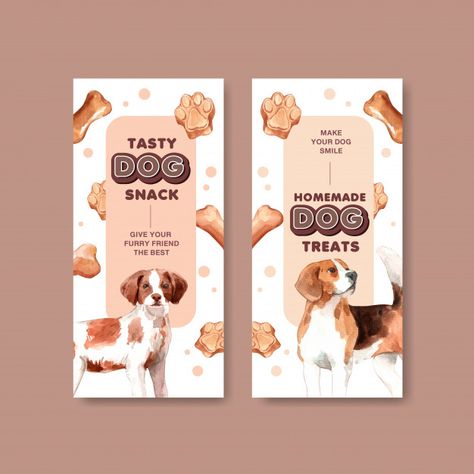 Dog Advertisement, Dog Daycare Business, Pet Advertising, Cafe Poster, Leaflet Template, Daycare Business, Cafe Posters, Dog Cafe, Cafe Ideas