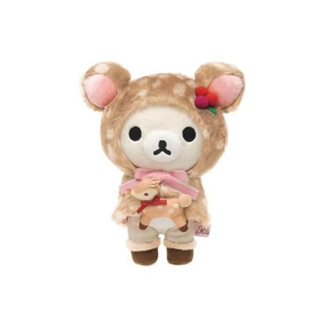 Rilakkuma Background, Rilakkuma Plushie, Rilakkuma Plush, Kristina Webb, Kawaii Christmas, Time Series, Kawaii Plushies, White Bear, Cute Stuffed Animals