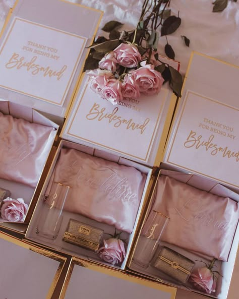 How cute are these customized boxes that I got for my bridesmaids?😍😍 @davidsbridal #bridesmaids #gifts #bridalshower #bachelorette #wedding Bridesmaid Gifts From Bride, Bridal Boxes, Asking Bridesmaids, Bridesmaid Boxes, Bridesmaid Gift Ideas, Gifts For Bridesmaids, Pnina Tornai, Bridesmaid Gift Boxes, Bridesmaid Box