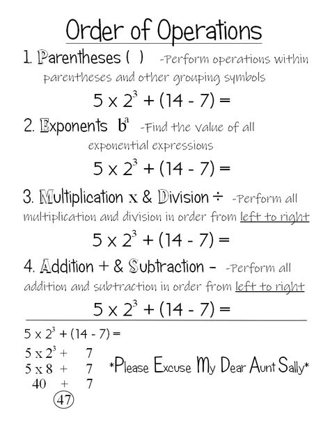 Bedmas Order Of Operations Anchor Chart, College Algebra Cheat Sheets, Ged Math Cheat Sheets, Order Of Operations Anchor Chart, Operations Anchor Chart, Pemdas Order Of Operations, Math Order Of Operations, Order Of Operations Worksheet, Math Key Words