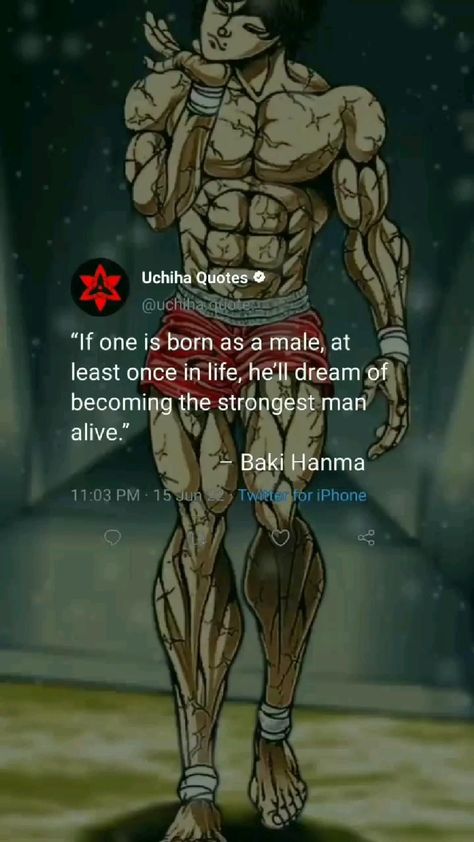 anime wallpaper
baki hanma
baki
stronges man Baki Hanma Quotes, Baki Aesthetic, Gym Motivation Wallpaper, Strongest Man, Motivational Memes, Baki Hanma, Inspirational Quotes Background, Strong Mind Quotes, Man Up Quotes