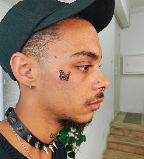 Loyalty Face Tattoo, Cheekbone Tattoo, Small Face Tattoo, Under Eye Tattoo, Skull Face Tattoo, Teardrop Tattoo, Small Face Tattoos, Smiley Face Tattoo, Tattoo Artists Near Me