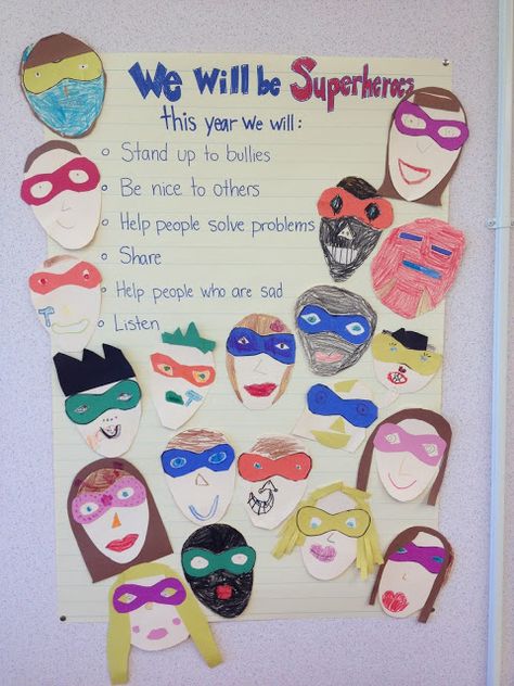 A Love for Teaching: Superheroes for the year!  Fun lessons for the beginning of the year : ) Super Hero Posters For School, Class Contract, Classroom Promise, Superhero Rules, Hero Classroom Theme, Superhero Class, Superhero School, Superhero Classroom Theme, Superhero Classroom