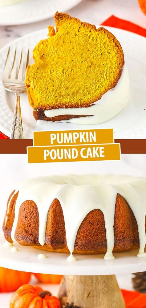 Spice Pound Cake, Pumpkin Pound Cake Recipes, Homemade Cream Cheese Icing, Pumpkin Spice Cake Recipe, Pumpkin Pound Cake, Pumpkin Bundt, Spice Cake Recipes, Pumpkin Bundt Cake, Pumpkin Spice Cake