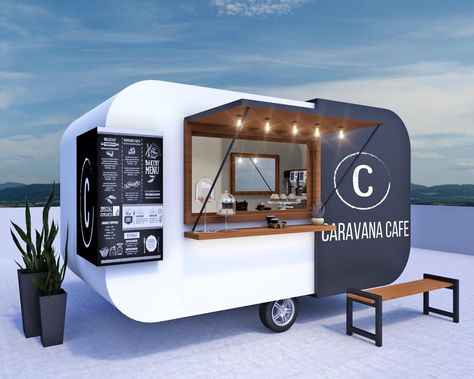 Float Bar, Cafe Van, Foodtrucks Ideas, Horsebox Bar, Coffee Food Truck, Food Stall Design, Coffee House Design, Mobile Coffee Shop, Trailer Conversion