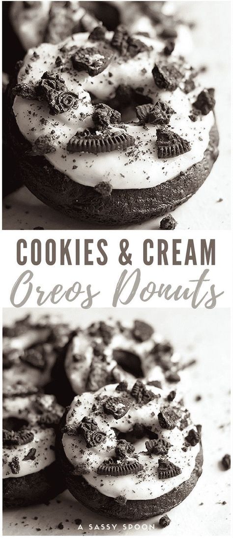 Donuts Homemade, Oreo Donuts, Gingerbread Donuts, Donuts Recipes, Yeast Donuts, Making Donuts, Halloween Donuts, Homemade Donuts Recipe, Powdered Donuts