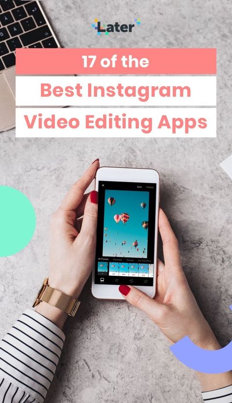 With Instagram video taking over our feeds and stories, it’s the perfect time to get to know some of the best video editing apps around!  From resizing your footage to adding animations, branded assets, and filters to your clips, we’ve got an app for you. And most of them are free!  Here are 17 of the best video editing apps for creating awesome video content on Instagram! Mobile Video Editing, Editing Apps For Android, Apps For Instagram, Best Photo Editing Apps, Good Video Editing Apps, Best Video Editing, Best Photo Editing, Instagram Apps, Good Photo Editing Apps