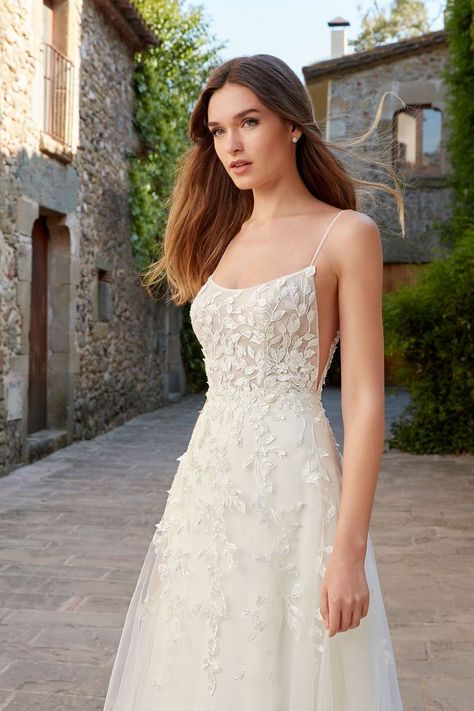 Wedding Dresses Under 800, Wedding Dresses No Train Floor Length, Garden Party Wedding Dress The Bride, Lace A Line Wedding Dress, Kelly Faetanini, Young Wedding, Aline Wedding Dress, White Wedding Dress, Designer Wedding Gowns