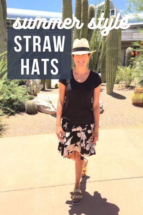 How to Style a Panama Hat Panama Hats For Women Outfits, Sun Hats For Women With Short Hair, Panama Hat Outfit Summer, Short Hair With Hats Women, Hats With Short Hair, Panama Hat Outfit, Hat With Short Hair, Panama Hats For Women, Hats Short Hair