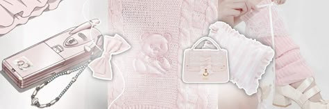 Coquette Header Aesthetic, Coquette Facebook Cover, Dollete Banner, Coquette Banner Discord, Coquette Discord Banner, Coquette Widgets Long, Pink Coquette Header, Soft Pink Header, Coquette Banner