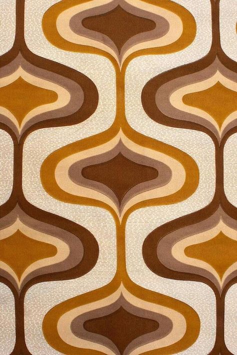 Seventies Pattern, 1970s Wallpaper, 70s Decor, Geometric Inspiration, Geometric Fabric, Motif Vintage, Trendy Wallpaper, Retro Fabric, Retro Geometric