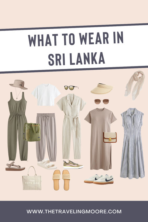 What to Wear in Sri Lanka: Summer Outfit Ideas Sri Lanka Outfit, Sri Lanka Vacation, Light Dresses, Travel Attire, Women Traveling, Comfy Travel, On Safari, Summer Outfit Ideas, Light Dress