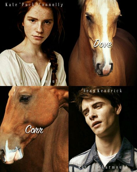 The Scorpio Races | Puck and Sean | Maggie Stiefvater Maggie Stiefvater Books, The Scorpio Races, The Scorpio, Maggie Stiefvater, Beautiful Collage, What Book, Pretty Horses, Big Book, Fan Book