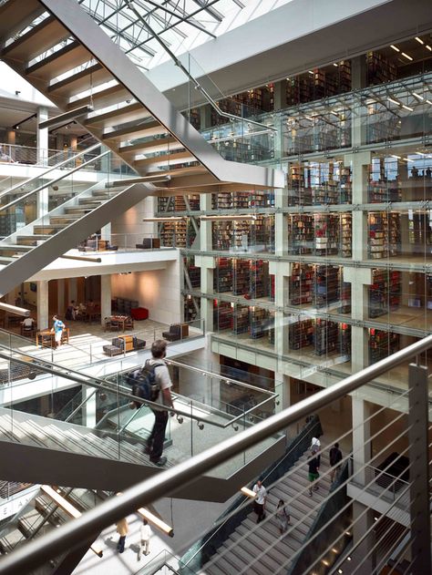 Thompson Library, Ohio State University... I am probably one of the only people who will say they loved their library! Ohio State University Campus, Buckeye Nation, Osu Buckeyes, Beautiful Library, Modern Library, The Ohio State University, Ohio State Football, Ohio State University, Modern Buildings