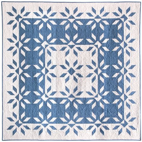 Nordic Quilt, Scandinavian Quilts, Blue Quilt Patterns, Quilted Christmas Tree, Mccalls Quilting, Two Color Quilts, Quilt Pattern Download, Cute Sewing Projects, Baggage Claim