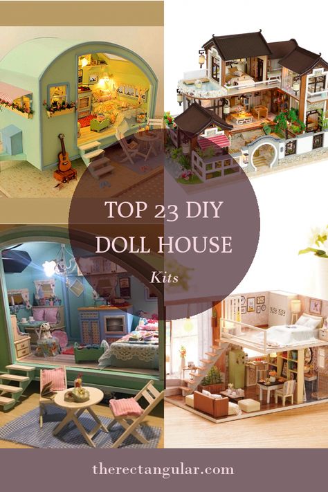 20 Diy Dollhouse Ideas For Kids To Make 11F Diy Doll House, House Kits, Doll House Plans, Dollhouse Ideas, Kit Home, Diy Dollhouse Furniture, Barbie House, House Diy, Kit Homes