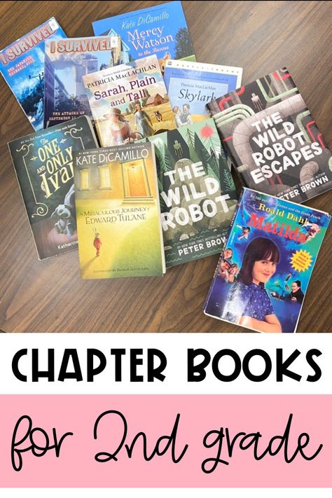 7 of the Best Chapter Books for 2nd Grade You Need to Read to Your Class - Teaching with Kaylee B 2nd Grade Books To Read, Chapter Books For 2nd Grade, 2nd Grade Books, The Giant Peach, Future School, 2nd Grade Teacher, 2nd Grade Classroom, Grade Book, Library Ideas